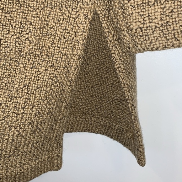 Vtg J Jill Retro Woven Swing Pleat Back Wool Coat M - Picture 8 of 15